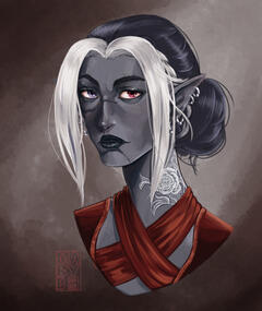 Sariel Portrait Rendered